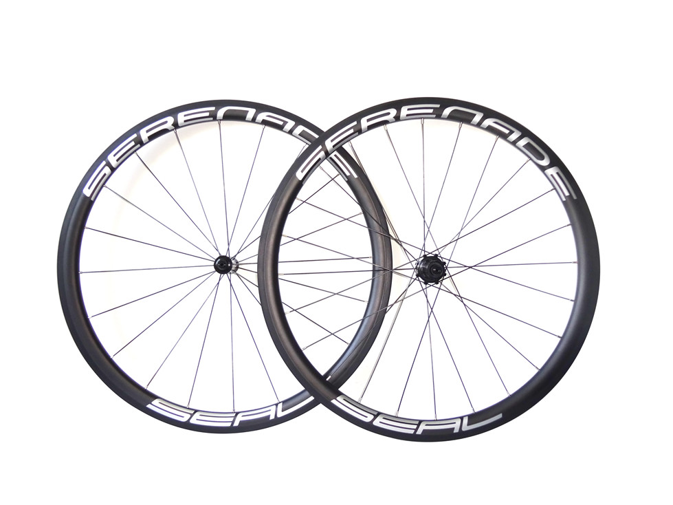 Serenadebikes carbon road bicycle wheels 38mm SR030SB